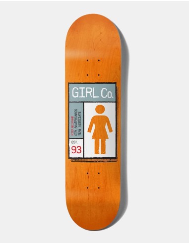 Girl McCrank Grid Box 'TWIN TIP' G069 Skateboard Deck - 8.25" pas cher