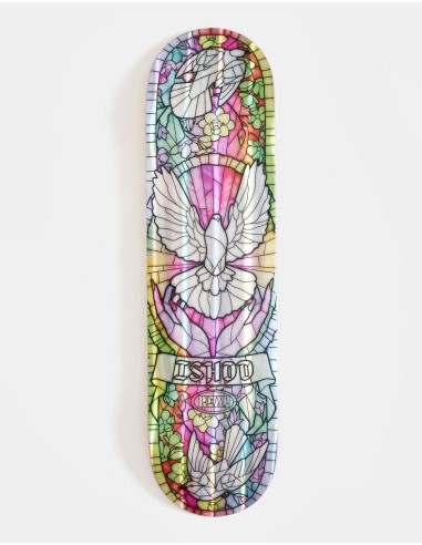 Real Ishod Holographic Cathedral 'EASY RIDER' 'TWIN TAIL' Skateboard Deck - 8.25" de France