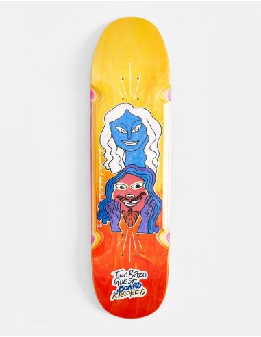 Krooked Tino Razo Guest Skateboard Deck - 8.62" Livraison rapide