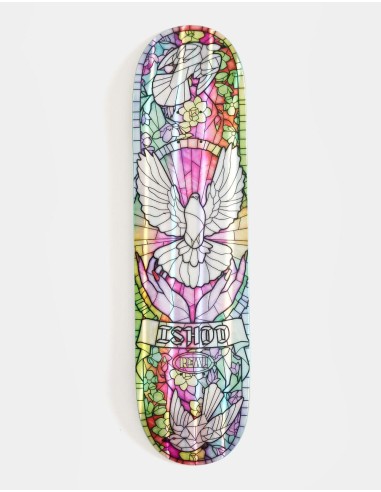 Real Ishod Holographic Cathedral 'TWIN TAIL' Skateboard Deck - 8.5" le concept de la Pate a emporter 