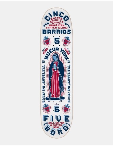 5boro Cinco Barrios Skateboard Deck - 8.25" pas cheres