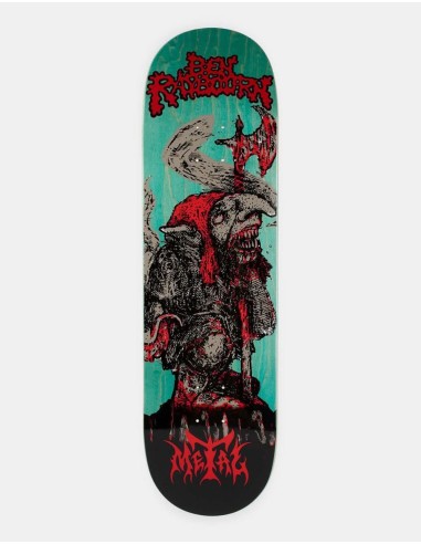 Metal Raybourn Red Caps Skateboard Deck - 8.6" 2023