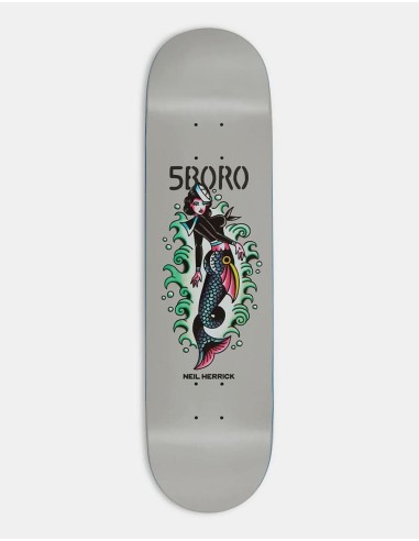 5boro Herrick 5B Mermaid Skateboard Deck - 8.5" Comparez plus de prix