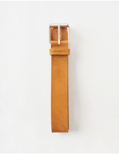 Carhartt WIP Cow Leather Suede Belt - Hamilton Brown l'achat 