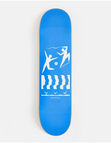 Polar Boserio Cut Out Skateboard Deck - Blue de France