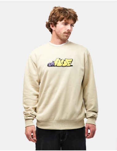 HUF Dog Sense Crewneck - Stone la chaussure