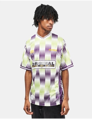 Butter Goods x Umbro Optical Jersey - Grape/Volt de France