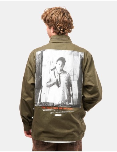 HUF x Texas Chainsaw Massacre M64 Military Jacket - Green Dans la société mordern