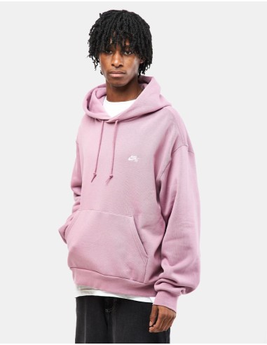 Nike SB Essential Logo Pullover Hoodie - Plum Dust/White ou a consommer sur place