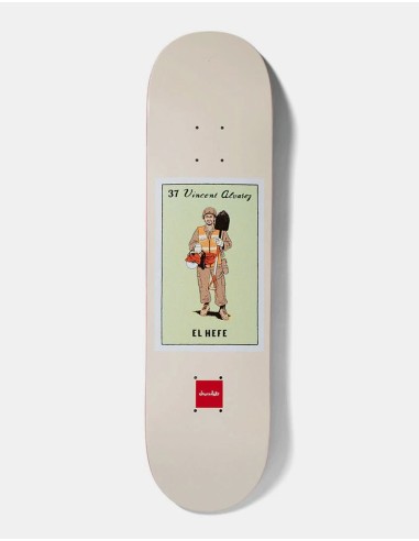 Chocolate Alvarez Loteria G008 Skateboard Deck - 8" de France