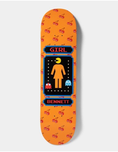 Girl x Pac-Man Bennett G053 Skateboard Deck - 8.5" chez Cornerstreet bien 