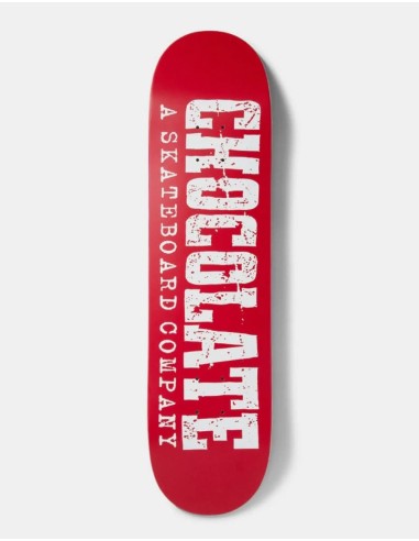 Chocolate Tershy Western 'Heritage Logo Collection' 'TWIN TIP' G080 Skateboard Deck - 8" de technologie