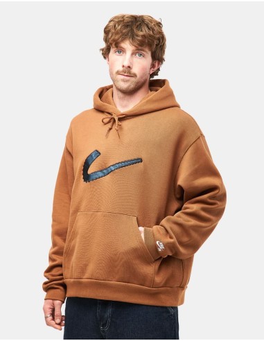 Nike SB N Swoosh Pullover Hoodie - Light British Tan/White Venez découvrir notre 