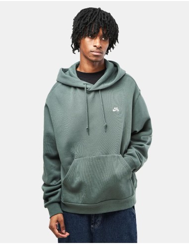 Nike SB Essential Logo Pullover Hoodie - Vintage Green/White pas cher