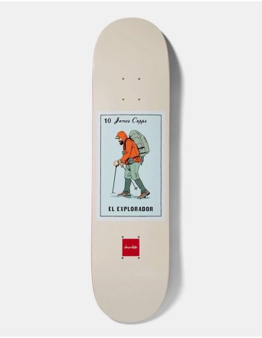 Chocolate Capps Loteria 'TWIN TIP' G080 Skateboard Deck - 8" Par le système avancé 