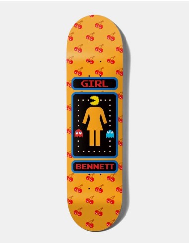 Girl x Pac-Man Bennett G027 Skateboard Deck - 8.25" français