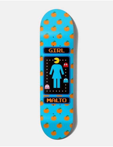 Girl x Pac-Man Malto G089 Skateboard Deck - 8.25" livraison et retour toujours gratuits