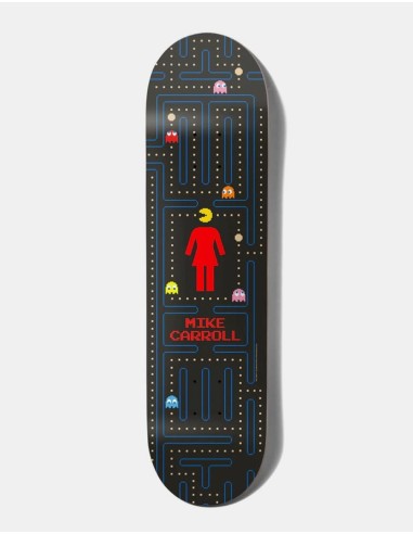 Girl x Pac-Man Carroll G008 Skateboard Deck - 8" Amélioration de cerveau avec