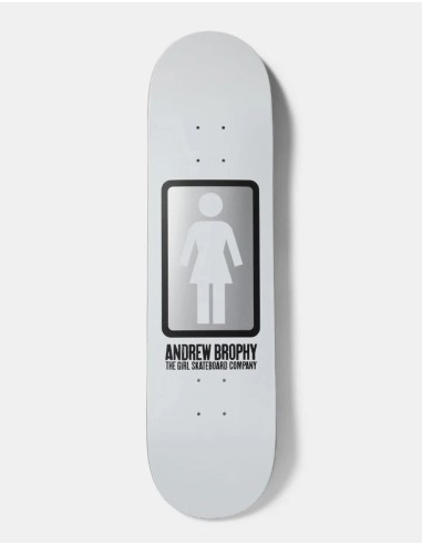 Girl Brophy Black White G056 Skateboard Deck - 8.56" en ligne des produits 