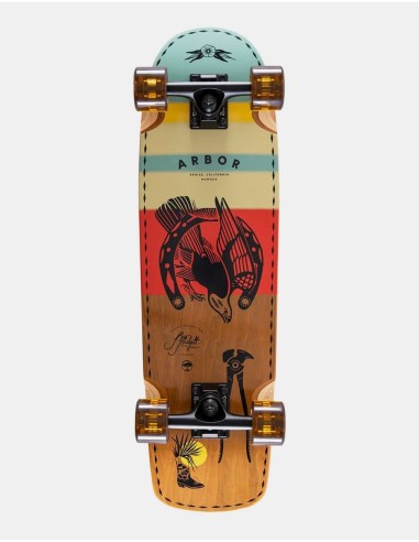 Arbor x Jess Mudget Pilsner Cruiser Skateboard - 8.25" x 28.75" la livraison gratuite