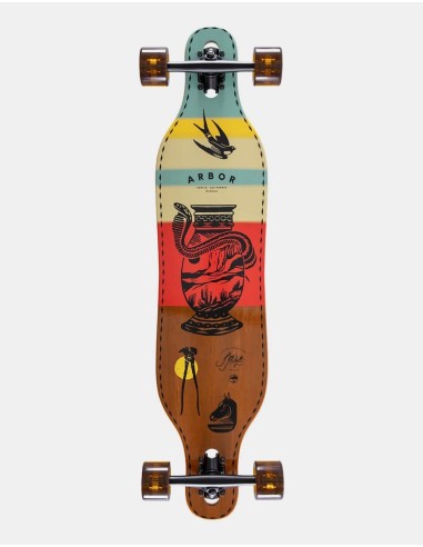 Arbor x Jess Mudget Axis 37 Drop Through Longboard - 37" x 8.5" à prix réduit toute l'année