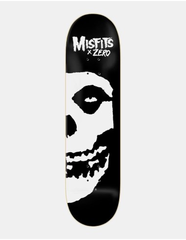 Zero x Misfits Fiend Skull Right Skateboard Deck - 8.25" la colonne vertébrale