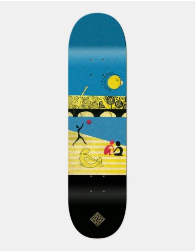 The National Skateboard Co. Midday HC Skateboard Deck - 8.375" en linge