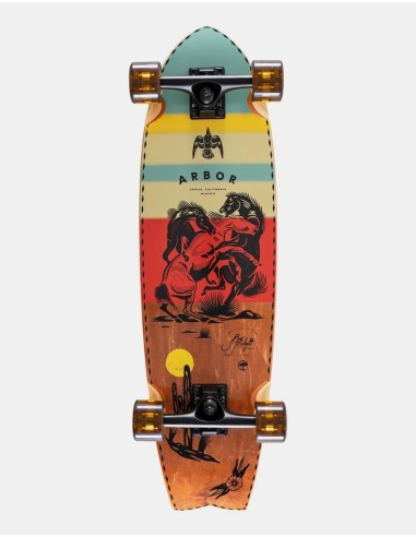 Arbor x Jess Mudget Sizzler Cruiser Skateboard - 8.625" x 30.5" Livraison rapide