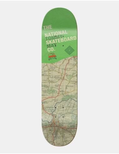 The National Skateboard Co. Tommy Toft Monks Map HC Skateboard Deck - 8.5" JUSQU'A -70%! 