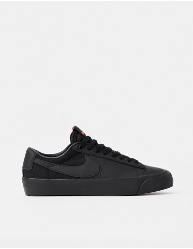 Nike SB 'Orange Label' Blazer Low Pro GT ISO Skate Shoes - Black/Black-Black-Black-Anthracite-Safety Orange france