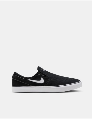 Nike SB Janoski+ Slip Skate Shoes - Black/White-Black-Black-White À commander