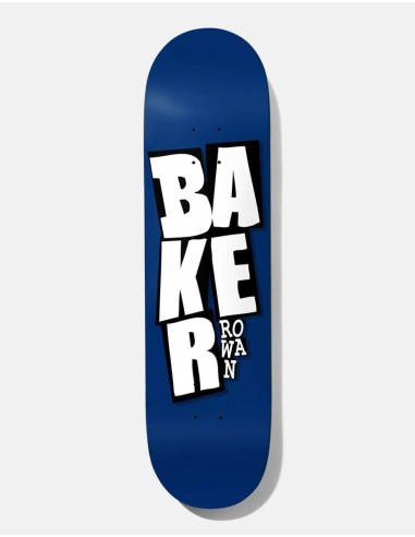 Baker Rowan Stacked B2 Skateboard Deck - 8.25" Fin de série