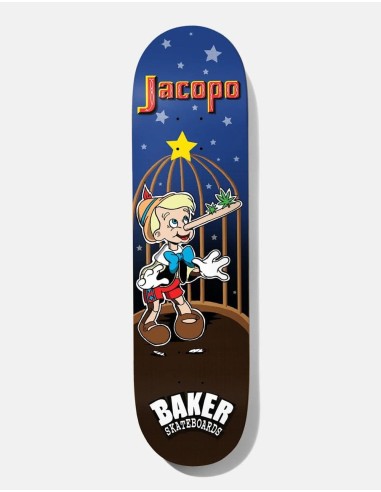 Baker Jacopo Lies Skateboard Deck - 8" Jusqu'à 80% De Réduction