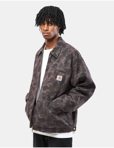 Carhartt WIP Duck Detroit Jacket - Camo Duck/Green/Graphite (Garment Dyed) plus qu'un jeu 