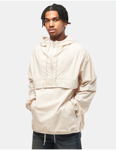 Nike SB Essential Anorak Jacket - Light Orewood Brown/Khaki brillant des détails fins