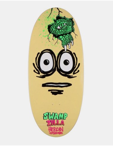 Heroin Swampy Swampzilla Skateboard Deck - 13" en ligne