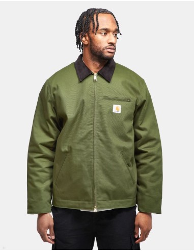 Carhartt WIP Detroit Jacket (Winter) - Tarragon/Black (Rigid) offre 