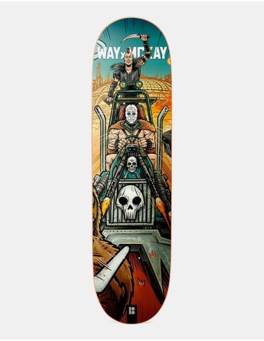 Plan B Way x McKay Supercharged 'Mad Max' Skateboard Deck - 8.5" une grave pollution 