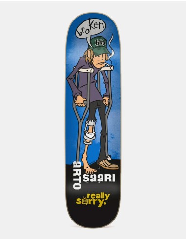 Flip Saari Really Sorry 20th Anniversary Skateboard Deck - 8.4" les ctes