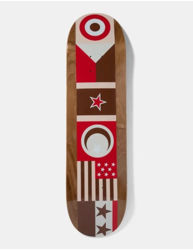 Chocolate Trahan Flags 'TWIN TIP' G096 Skateboard Deck - 8.5" la chaussure