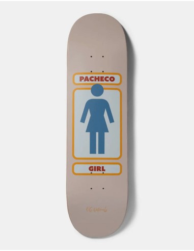 Girl Pacheco '93 Til Naturals G016 Skateboard Deck - 8.375" pas cher 