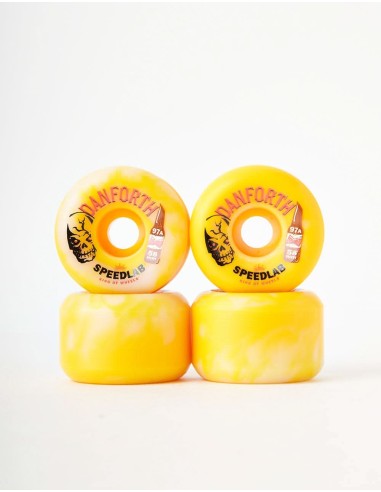 Speedlab Danforth King of Wheels Lager Swirl 97a Skateboard Wheels - 58mm pas cher 