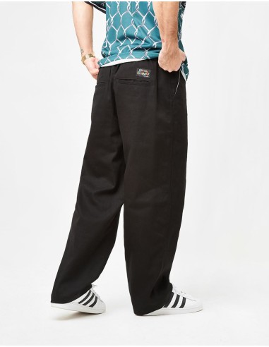 Butter Goods Wide Leg Pant - Black vente chaude votre 