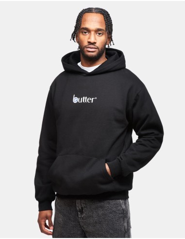 Butter Goods Leaf Classic Logo Pullover Hoodie - Black Venez découvrir notre 