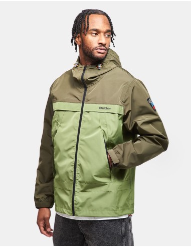 Butter Goods T-Rain Jacket - Army/Olive Pour