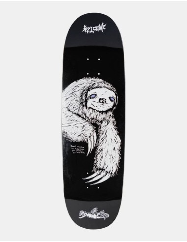 Welcome Sloth on Boline 2.0 Skateboard Deck - 9.5" une grave pollution 