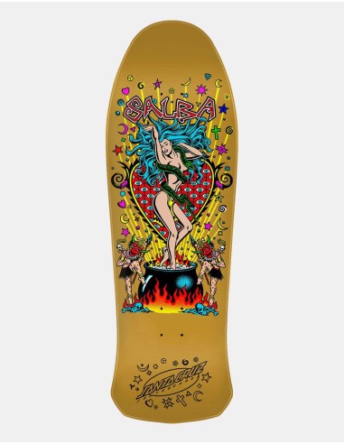 Santa Cruz Salba Witch Doctor Reissue Skateboard Deck - 10.4" hantent personnes