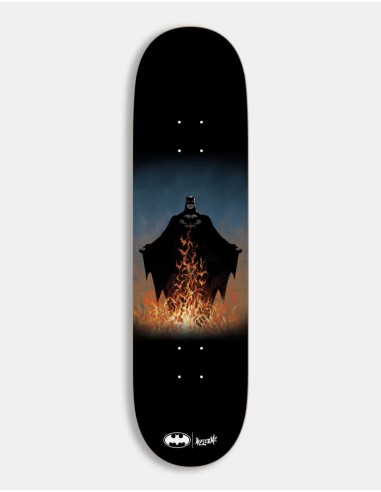 Welcome x Batman Bat Flames Skateboard Deck - 8.5" pas cher chine