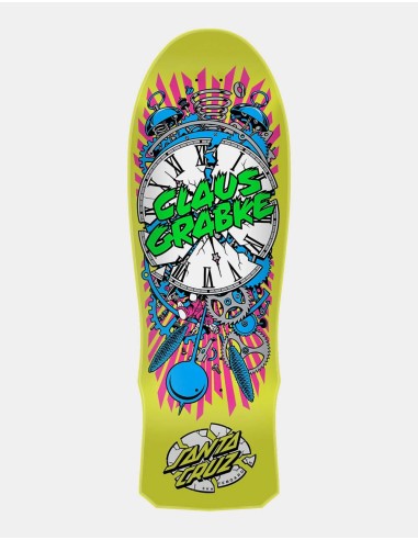 Santa Cruz Grabke Exploding Clock Reissue Skateboard Deck - 10.04" Comparez plus de prix