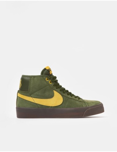 Nike SB 'Anti Hero' Zoom Blazer Mid QS Skate Shoes - Rough Green/Amarillo-Rough Green Vous souhaitez 